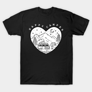 Happy Camper Doodle T-Shirt